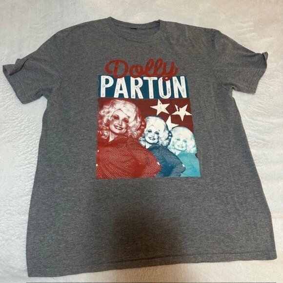 Dolly Parton Graphic Tee Short Sleeve Country Music Shirt - Picture 1 of 7